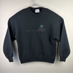 Vintage Pepperdine University Sweatshirt Genus Black Pullover Men’s Large USA